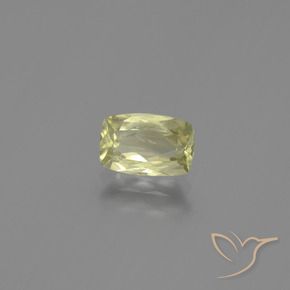 Diásporo con Cambio de Color Amarillo claro natural de 0.93 ct, Forma Cojín, VVS-VS