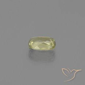 Diásporo con Cambio de Color Amarillo muy claro natural de 1.18 ct, Forma Cojín, VS