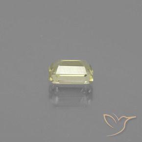 Diásporo con Cambio de Color Amarillo dorado claro natural de 0.96 ct, Corte Octágono / Esmeralda, VVS-VS