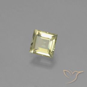 Diásporo con Cambio de Color Amarillo claro natural de 0.78 ct, Cuadrado, VVS-VS