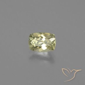 Diásporo con Cambio de Color Amarillo muy claro natural de 1.06 ct, Forma Cojín, VVS