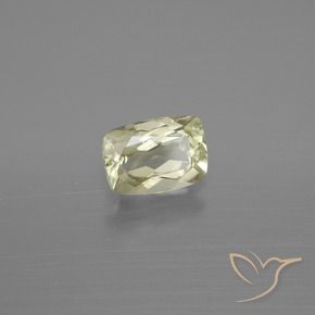 Diásporo con Cambio de Color Amarillo pálido natural de 1.13 ct, Forma Cojín, VS