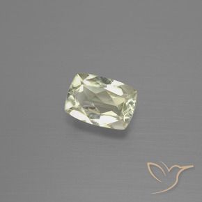 Diásporo con Cambio de Color Amarillo pálido natural de 1.16 ct, Forma Cojín, VS