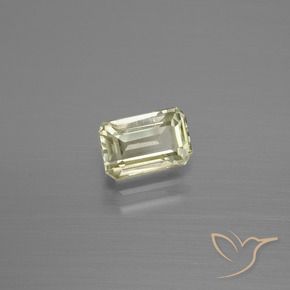 Diásporo con Cambio de Color Amarillo claro natural de 1.17 ct, Corte Octágono / Esmeralda, VS-SI