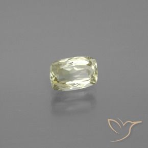 Diásporo con Cambio de Color Amarillo muy claro natural de 1.19 ct, Forma Cojín, VVS