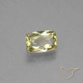 Diásporo con Cambio de Color Amarillo muy claro natural de 1.22 ct, Forma Cojín, VS