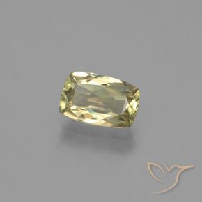 Diásporo con Cambio de Color Amarillo amarronado natural de 1.20 ct, Forma Cojín, VVS-VS