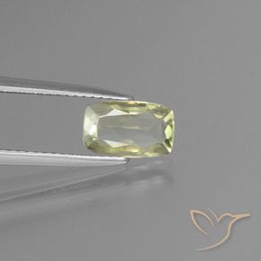 Diásporo con Cambio de Color Amarillo muy claro natural de 1.05 ct, Forma Cojín, VS-SI