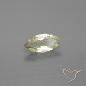 Diásporo con Cambio de Color Amarillo claro natural de 0.92 ct, Marquesa, VS-SI