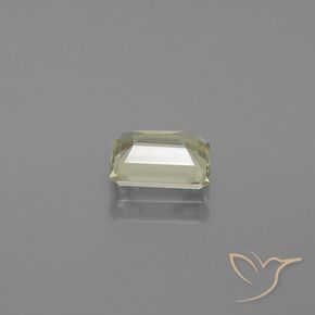 Diásporo con Cambio de Color Amarillo claro natural de 1.09 ct, Corte Octágono / Esmeralda, VS-SI
