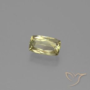 Diásporo con Cambio de Color Amarillo muy pálido natural de 1.37 ct, Forma Cojín, VS