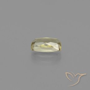 Diásporo con Cambio de Color Amarillo muy pálido natural de 1.37 ct, Forma Cojín, VS
