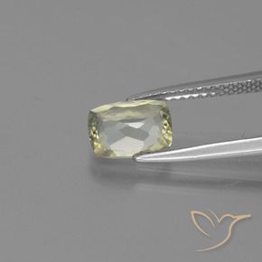 Diásporo con Cambio de Color Amarillo claro natural de 1.14 ct, Forma Cojín, VS
