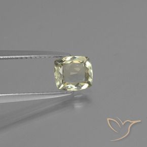 Diásporo con Cambio de Color Amarillo muy claro natural de 1.05 ct, Forma Cojín, VVS-VS