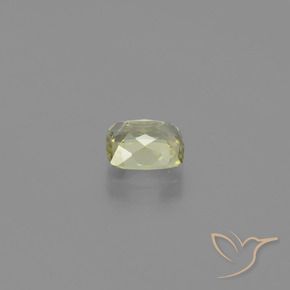 Diásporo con Cambio de Color Amarillo claro natural de 1.06 ct, Forma Cojín, VS