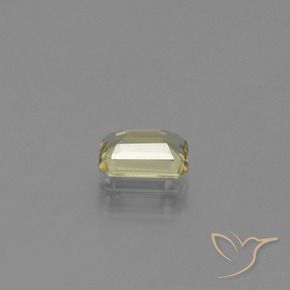 Diásporo con Cambio de Color Amarillo claro natural de 0.88 ct, Corte Octágono / Esmeralda, VS
