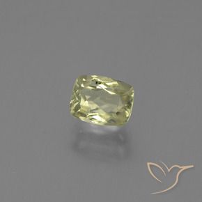 Diásporo con Cambio de Color Amarillo claro natural de 1.37 ct, Forma Cojín, VS