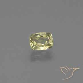 Diásporo con Cambio de Color Verde amarillo natural de 1.31 ct, Forma Cojín, VS