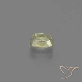 Diásporo con Cambio de Color Verde amarillo natural de 1.31 ct, Forma Cojín, VS