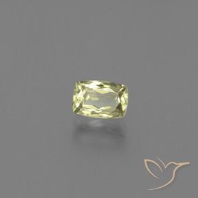 Diásporo con Cambio de Color Verde amarillo natural de 1.24 ct, Forma Cojín, VVS-VS