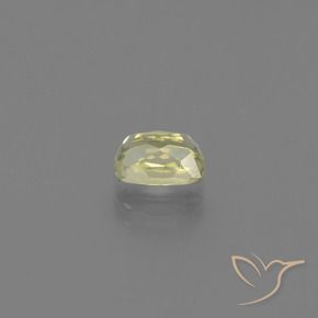 Diásporo con Cambio de Color Verde amarillo natural de 1.24 ct, Forma Cojín, VVS-VS
