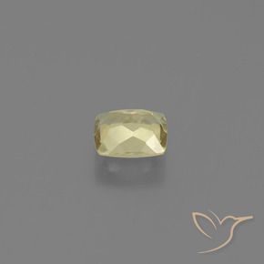 Diásporo con Cambio de Color Verde amarillo natural de 1.09 ct, Forma Cojín, VS