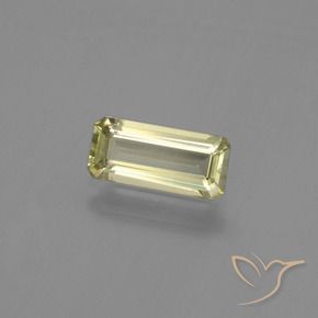 Diásporo con Cambio de Color Amarillo terroso natural de 1.22 ct, Corte Octágono / Esmeralda, VVS-VS