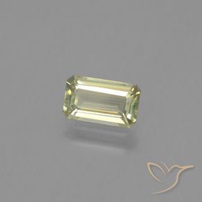 Diásporo con Cambio de Color Amarillo terroso natural de 1.17 ct, Corte Octágono / Esmeralda, VVS-VS