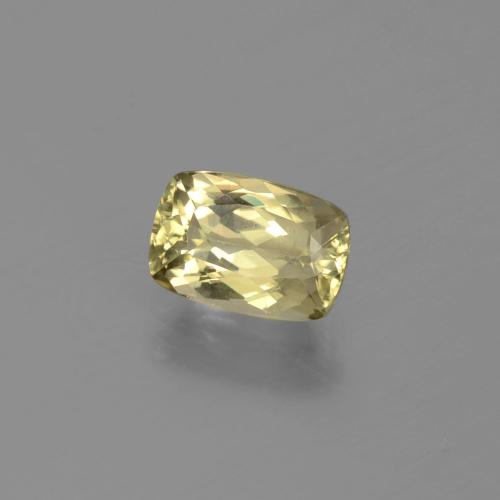 Diásporo con Cambio de Color Amarillo muy claro natural de 1.28 ct, Corte Cojín, VVS-VS