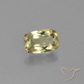 Diásporo con Cambio de Color Amarillo muy claro natural de 1.25 ct, Forma Cojín, VVS-VS
