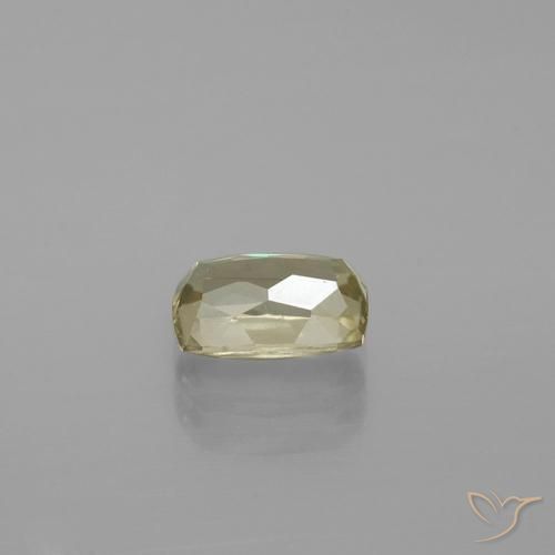 Diasporo con cambio de color amarillo natural de 1,20 ct, corte cojín, VVS-VS