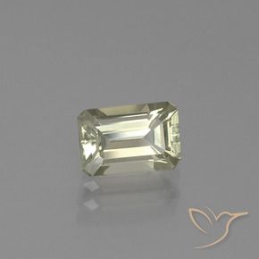 Diásporo con Cambio de Color Amarillo muy claro natural de 1.31 ct, Corte Octágono / Esmeralda, VVS-VS