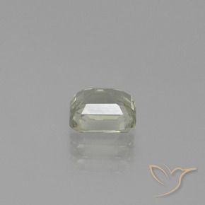 Diásporo con Cambio de Color Verde amarillo claro natural de 1.19 ct, Corte Octágono / Esmeralda, VVS-VS
