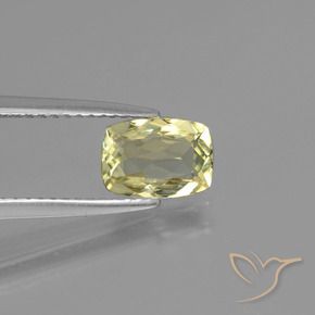 Diásporo con Cambio de Color Amarillo medio natural de 1.14 ct, Forma Cojín, VVS-VS