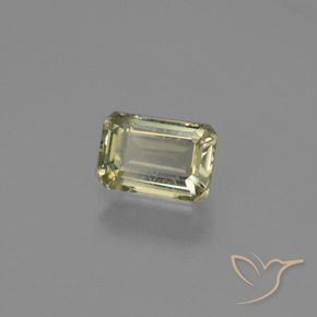 Diásporo con Cambio de Color Amarillo amarronado natural de 1.05 ct, Corte Octágono / Esmeralda, VS