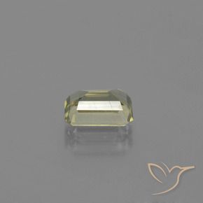 Diásporo con Cambio de Color Amarillo amarronado natural de 1.05 ct, Corte Octágono / Esmeralda, VS