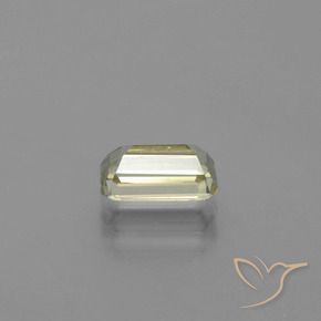 Diásporo con Cambio de Color Verde amarillo claro natural de 1.12 ct, Corte Octágono / Esmeralda, VS