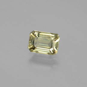 Diasporo con cambio de color multicolor natural de 1,03 ct, corte esmeralda, VS
