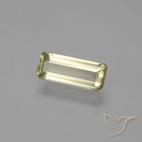 Diásporo con Cambio de Color Verde amarillo natural de 1.17 ct, Corte Octágono / Esmeralda, VS