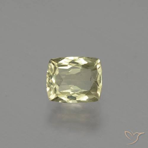 Diásporo con Cambio de Color Amarillo pálido natural de 1.08 ct, Forma Cojín, VS