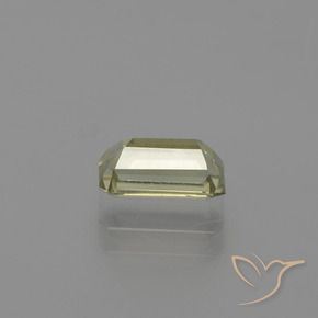 Diásporo con Cambio de Color Verde amarillo natural de 1.05 ct, Corte Octágono / Esmeralda, VVS-VS