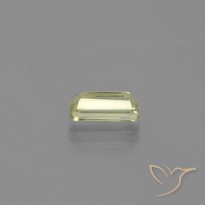 Diásporo con Cambio de Color Amarillo claro natural de 1.24 ct, Corte Octágono / Esmeralda, VVS-VS