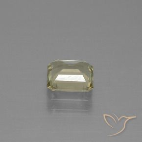 Diásporo con Cambio de Color Amarillo muy claro natural de 1.15 ct, Corte Octágono / Esmeralda, VVS-VS