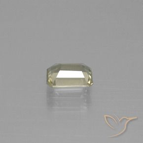 Diásporo con Cambio de Color Amarillo claro natural de 0.90 ct, Corte Octágono / Esmeralda, VVS-VS