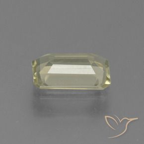 Diásporo con Cambio de Color Amarillo claro natural de 0.90 ct, Corte Octágono / Esmeralda, VVS-VS