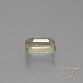 Diásporo con Cambio de Color Amarillo dorado claro natural de 1.27 ct, Corte Octágono / Esmeralda, VVS-VS