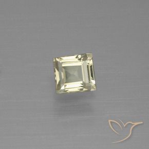 Diásporo con Cambio de Color Amarillo dorado claro natural de 0.78 ct, Cuadrado, VVS-VS