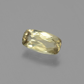 Diásporo con Cambio de Color Amarillo dorado claro natural de 1.30 ct, Corte Cojín, VVS-VS
