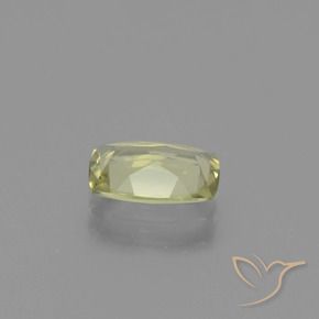 Diásporo con Cambio de Color Amarillo medio natural de 0.93 ct, Forma Cojín, VVS-VS