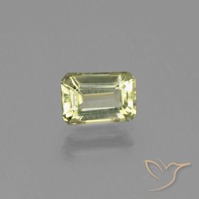 Diásporo con Cambio de Color Amarillo dorado claro natural de 1.01 ct, Corte Octágono / Esmeralda, VVS-VS